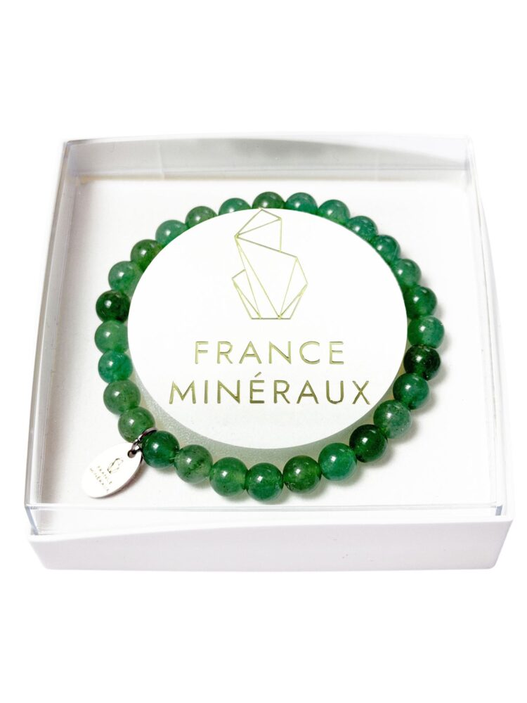 Bracelet Aventurine Verte - Perles de 6mm