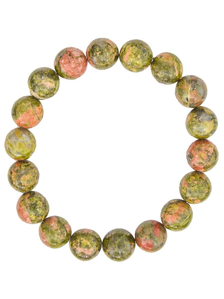 bracelet epidote 10mm