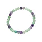 bracelet fluorine multicolore 6mm