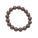 bracelet grenat rouge pierres boules 10mm