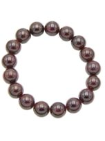 bracelet grenat rouge pierres boules 10mm