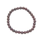 bracelet grenat rouge pierres boules 6mm