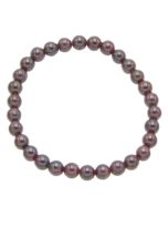 bracelet grenat rouge pierres boules 6mm