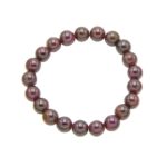 bracelet grenat rouge pierres boules 8mm