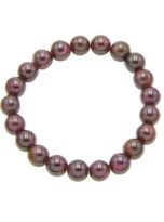 bracelet grenat rouge pierres boules 8mm