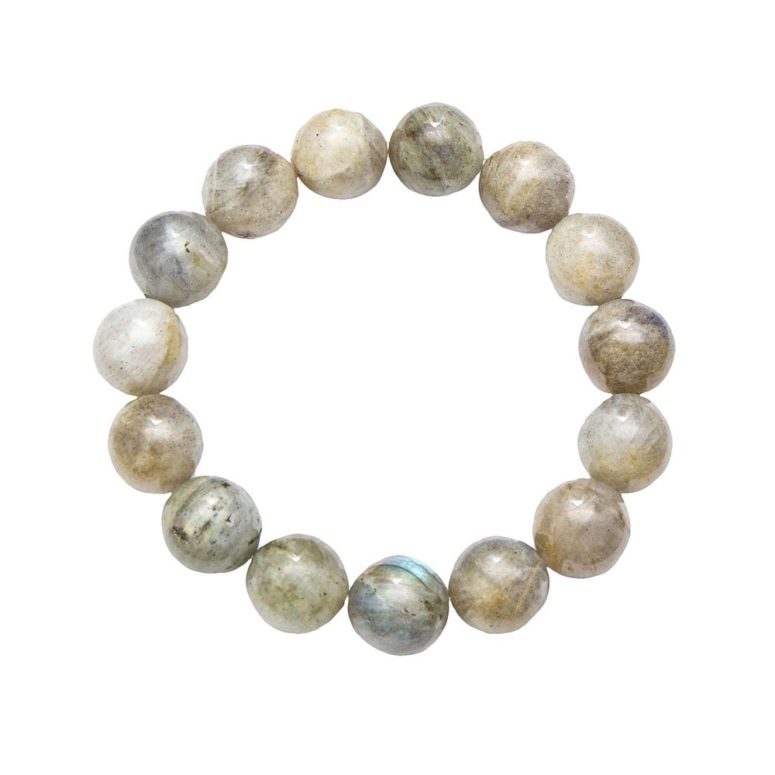 bracelet labradorite pierres boules 10mm