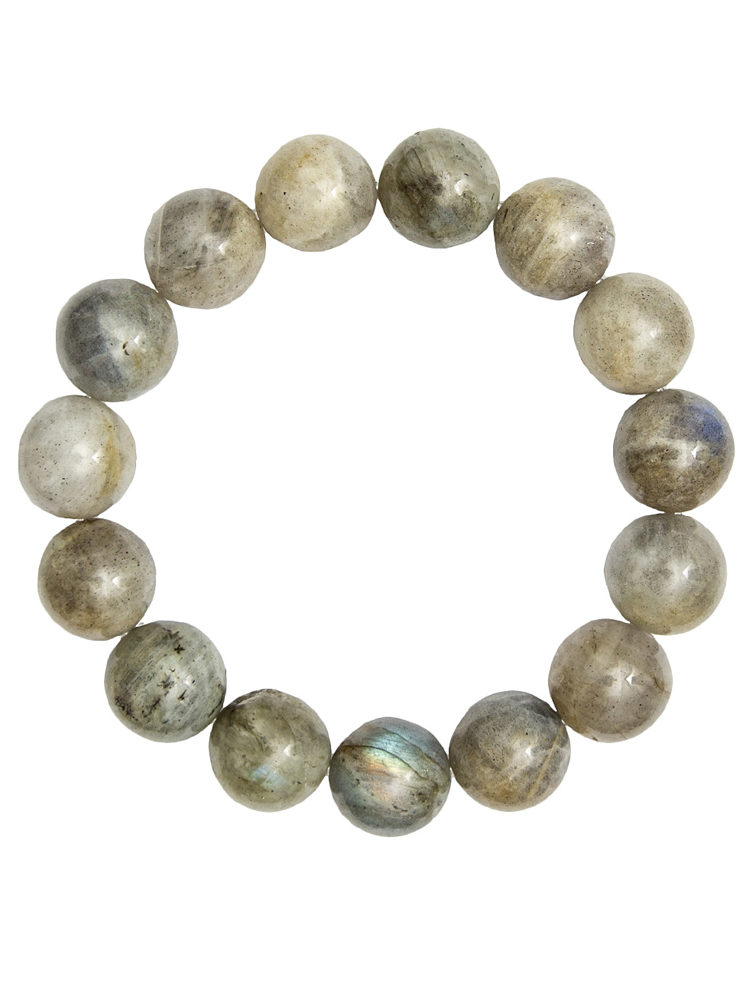 bracelet labradorite pierres boules 10mm