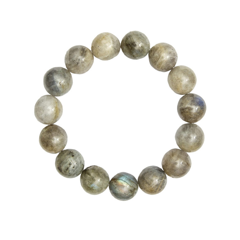 bracelet labradorite pierres boules 10mm