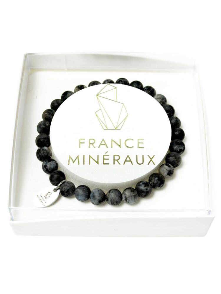 Bracelet Larvikite - Perles de 6mm