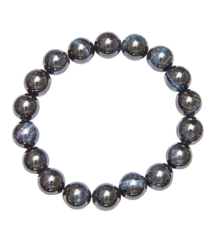 bracelet oeil de faucon pierres boules 10mm