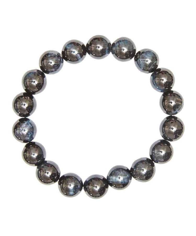 bracelet oeil de faucon pierres boules 10mm