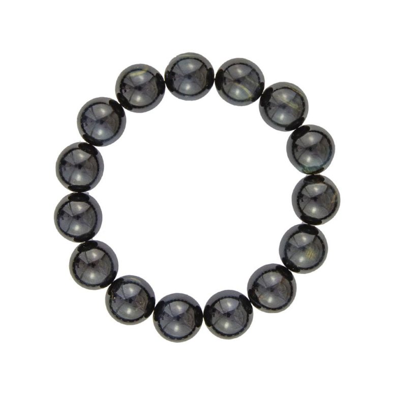 bracelet oeil de faucon pierres boules 12mm