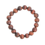 bracelet oeil de taureau pierres boules 10mm