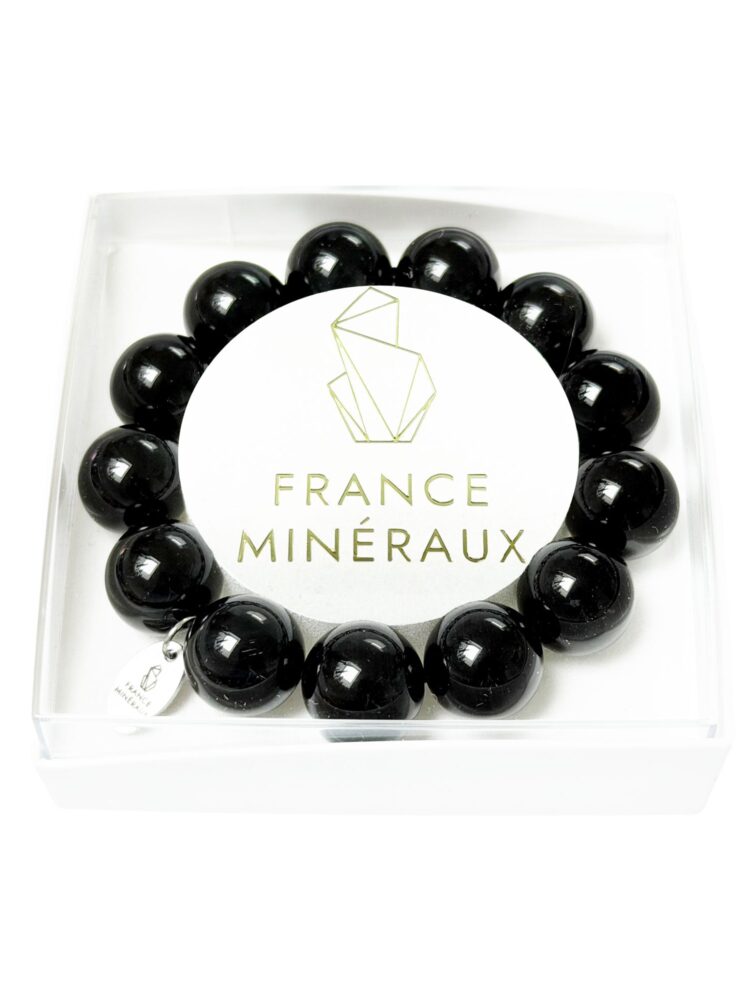 Bracelet Onyx - Perles de 14mm