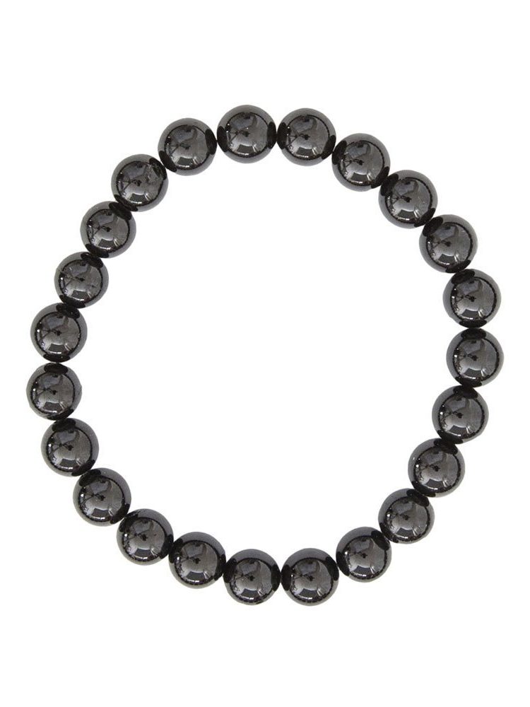 bracelet onyx pierres boules 8mm