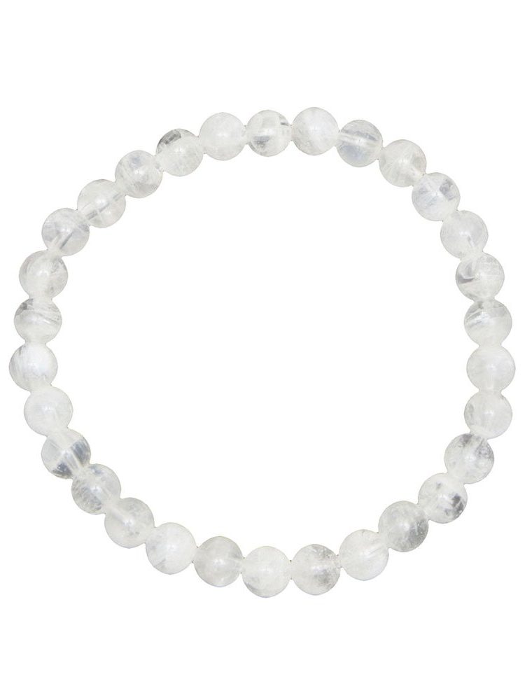 bracelet pierre de lune pierres boules 6mm