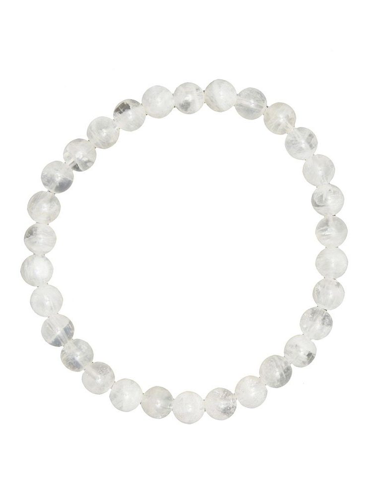 bracelet pierre de lune pierres boules 6mm