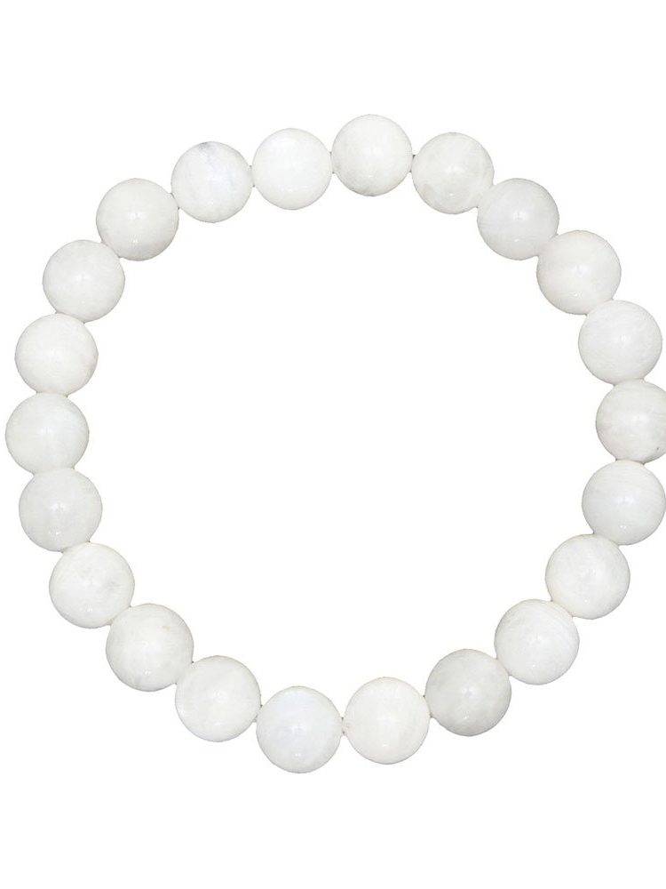 bracelet pierre de lune pierres boules 8mm