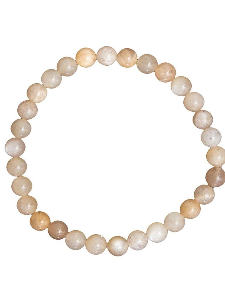 bracelet pierre de soleil pierres boules 6mm