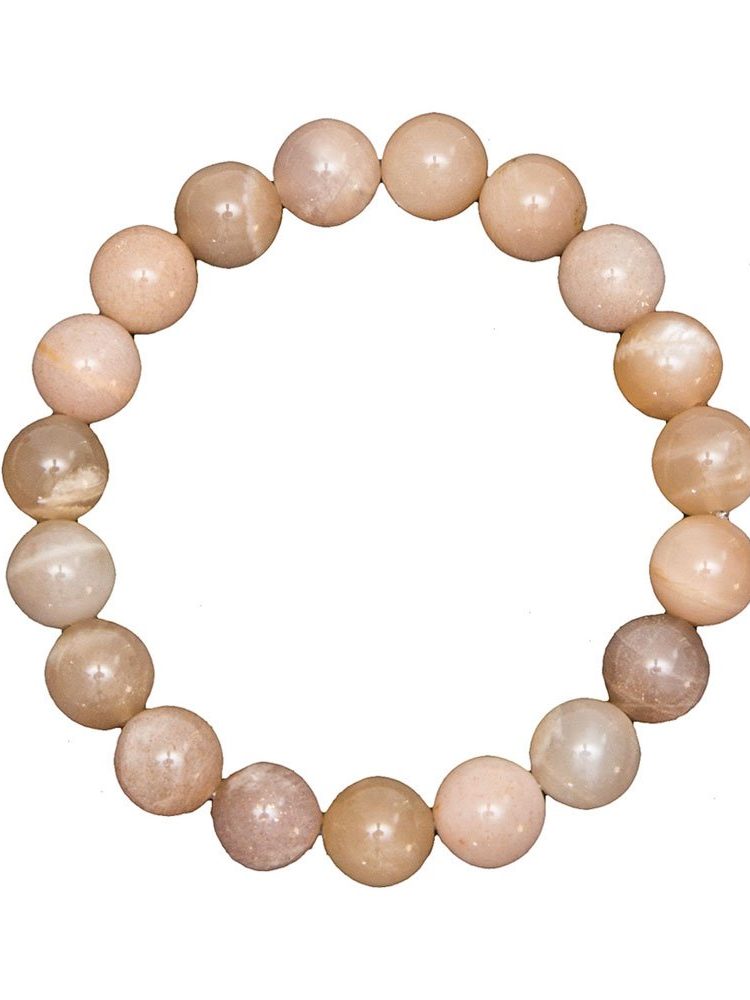 bracelet pierre de soleil pierres boules 10mm