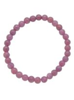 bracelet rubis pierres boules 6mm