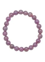 bracelet rubis pierres boules 8mm