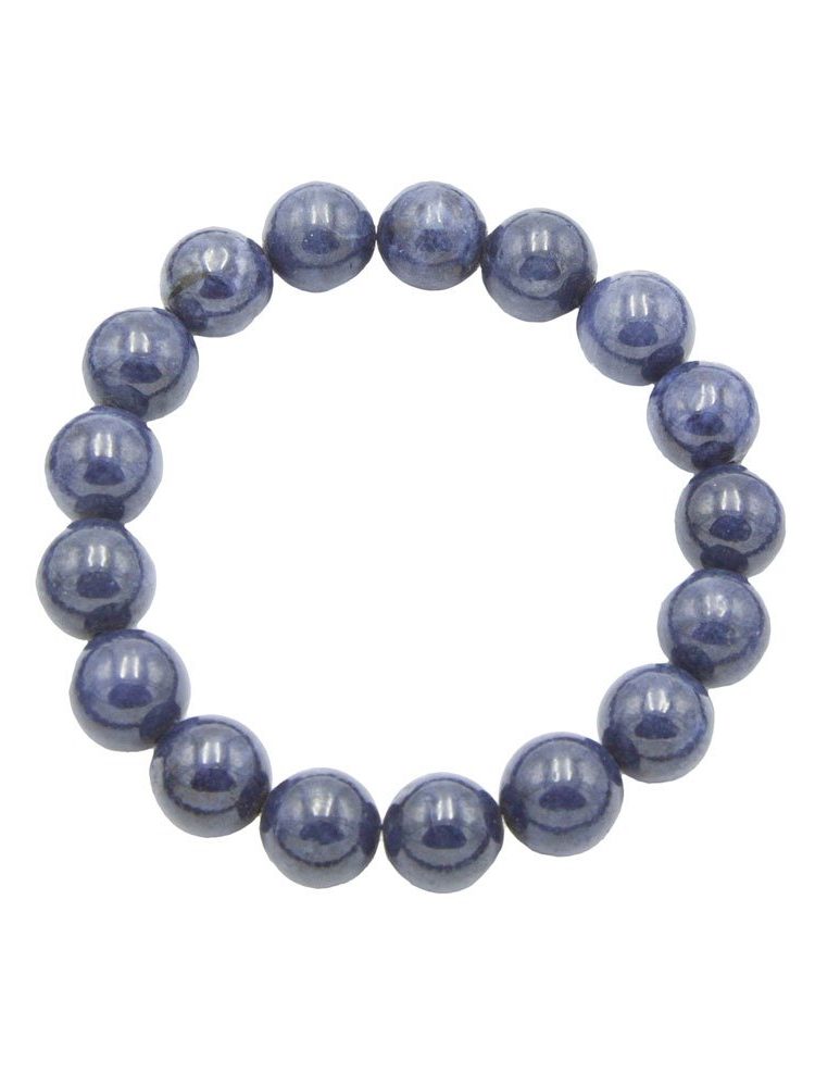 bracelet saphir pierres boules 10mm