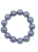 bracelet saphir pierres boules 14mm