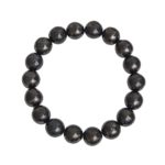 bracelet shungite pierres boules 10mm