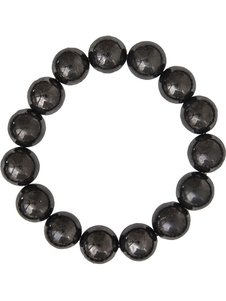 bracelet shungite pierres boules 12mm