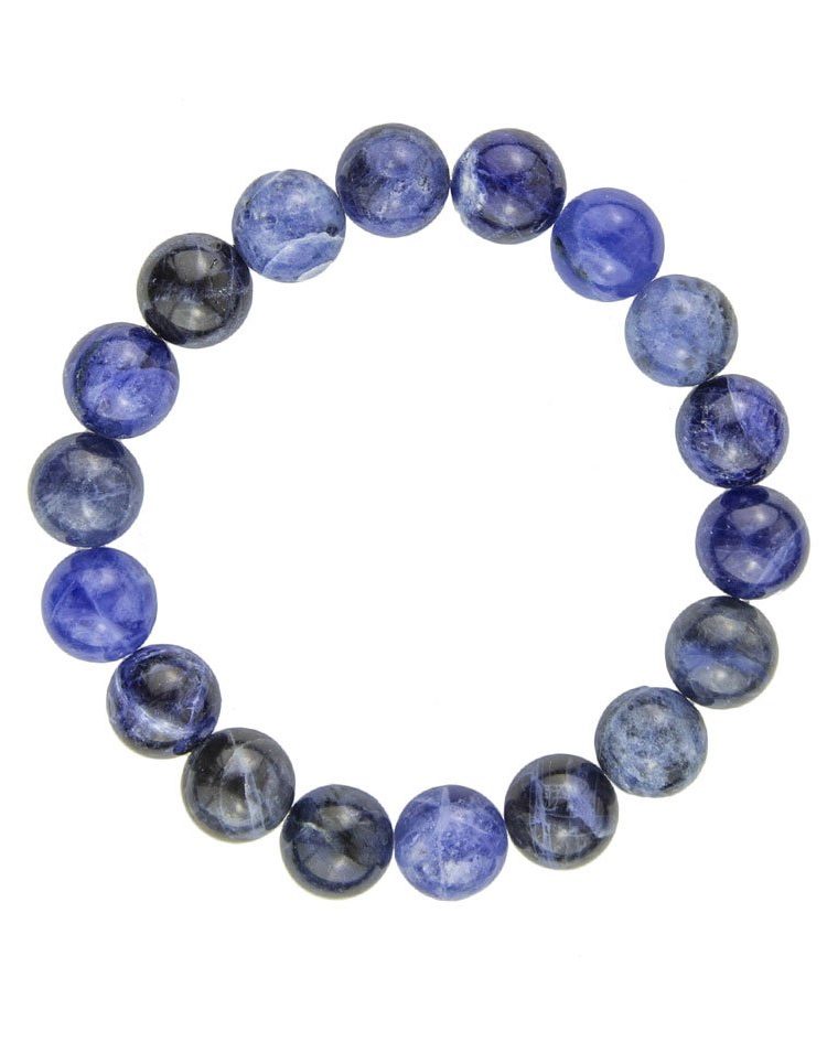 bracelet sodalite pierres boules 10mm