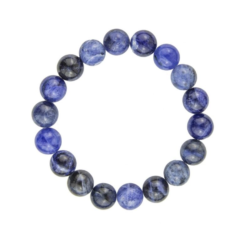 bracelet sodalite pierres boules 10mm