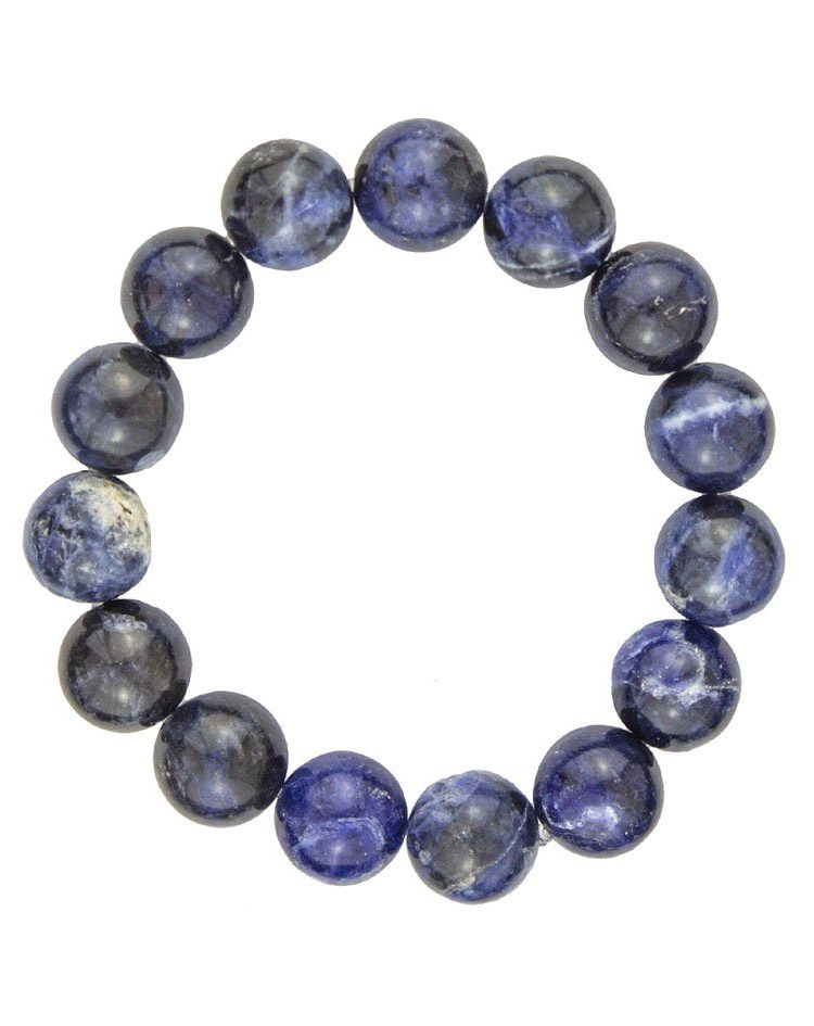 bracelet sodalite pierres boules 12mm