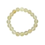 bracelet topaze citron pierres boules 10mm