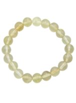 bracelet topaze citron pierres boules 10mm