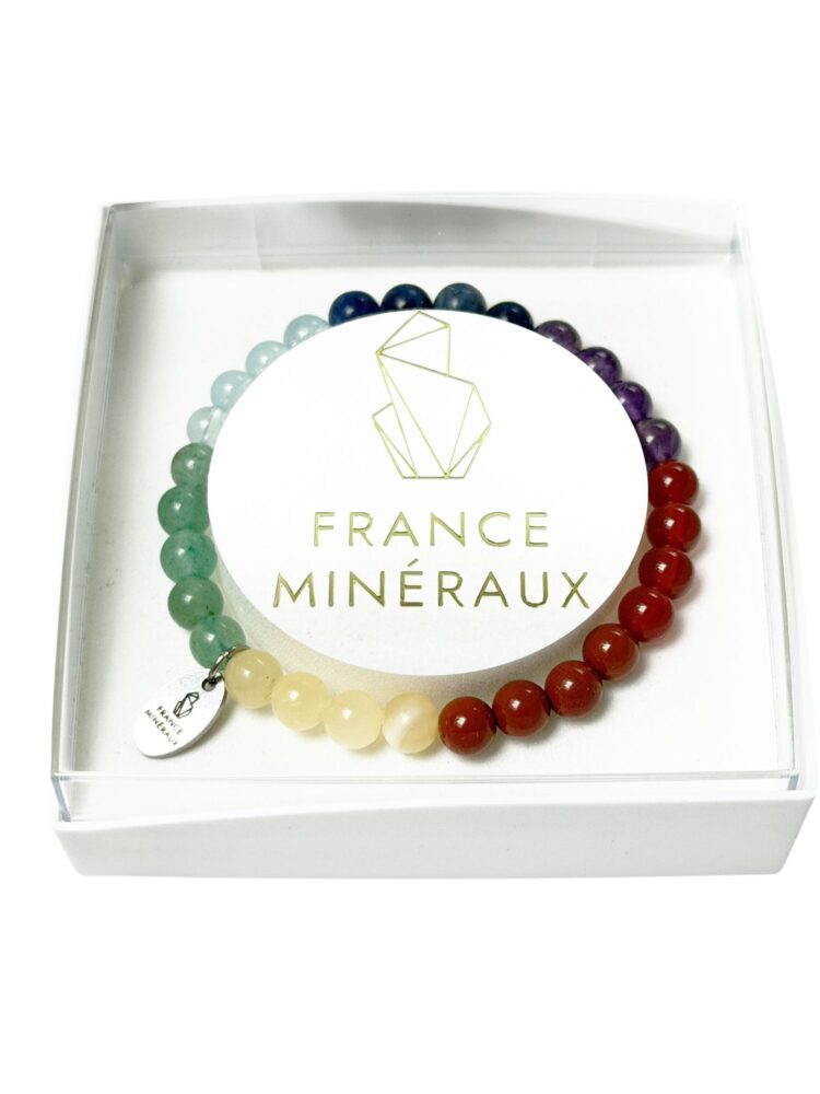 Bracelet 7 Chakras - Perles de 6mm