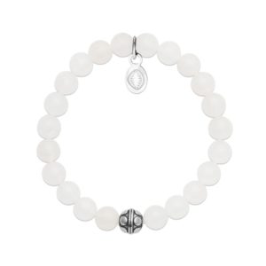 Bracelet Jade blanc et Sphère "Pour Elle"