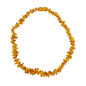 Collier Ambre Jaune - Pour Enfant