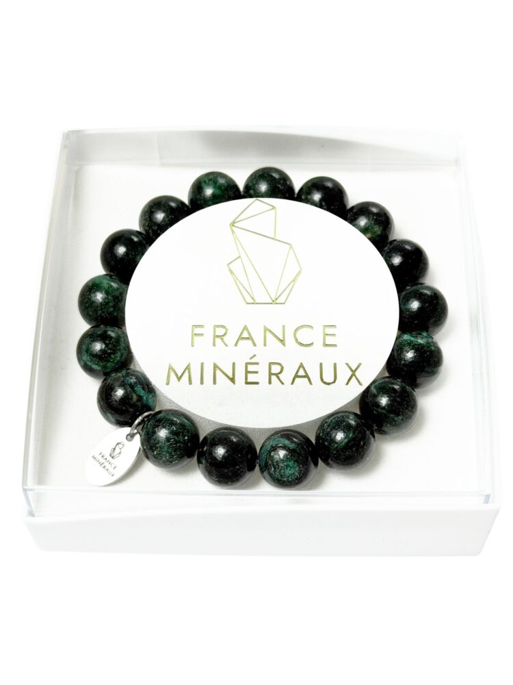 Bracelet Émeraude - Perles de 10mm